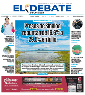 Cover of El Debate de Culiacan