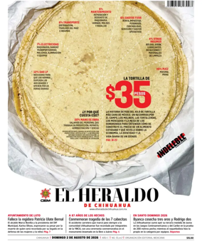 Cover of El Heraldo de Chihuahua