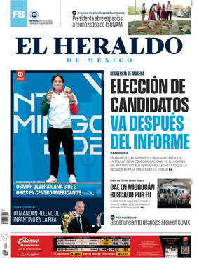 Cover of El Heraldo de Mexico