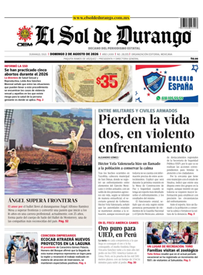 Cover of El Sol de Durango