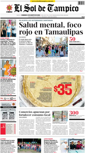 Cover of El Sol de Tampico