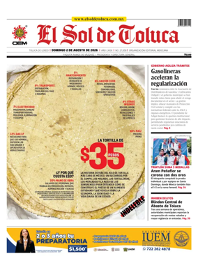Cover of El Sol de Toluca