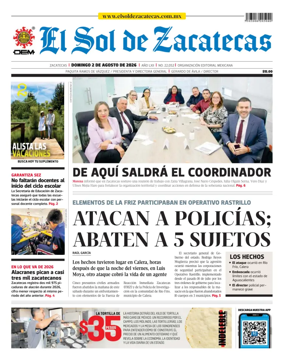 Cover of El Sol de Zacatecas