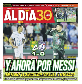 Cover of Periodico Al Dia (Leon)