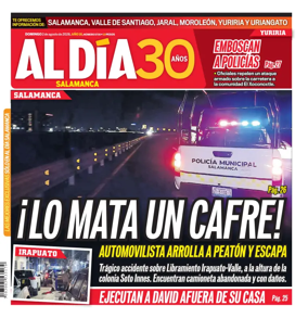 Cover of Periodico Al Dia (Salamanca)