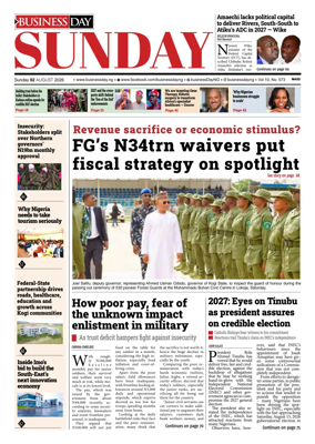 Cover of Business Day (Nigeria)