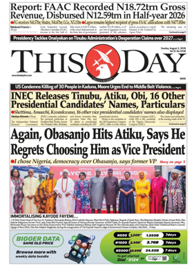 Cover of THISDAY