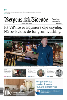 Cover of Bergens Tidende