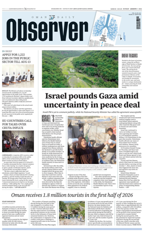 Cover of Oman Daily Observer