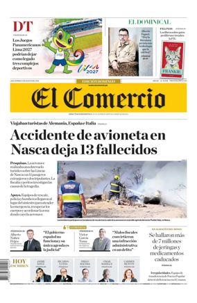 Cover of Diario El Comercio