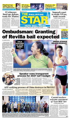 Cover of The Philippine Star