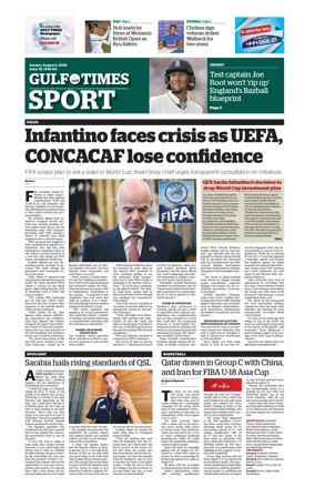Cover of Gulf Times Sport