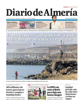 Cover of Diario de Almeria