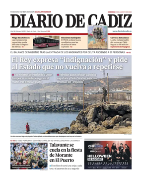 Cover of Diario de Cadiz