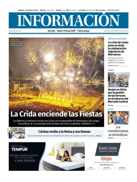 Cover of Diario Informacion (Elche y Vega Baja)