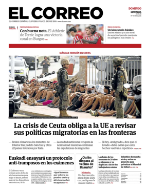 Cover of El Correo (Gipuzkoa)