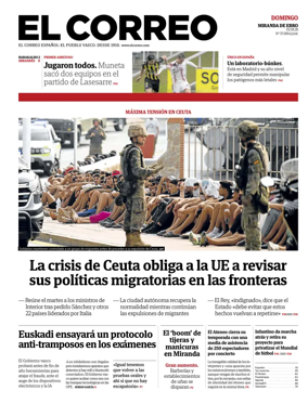 Cover of El Correo (Miranda de Ebro)
