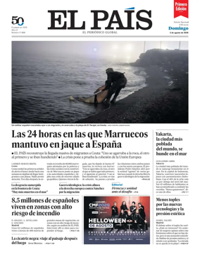 Cover of EL PAIS primera edicion