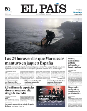 Cover of El Pais Madrid