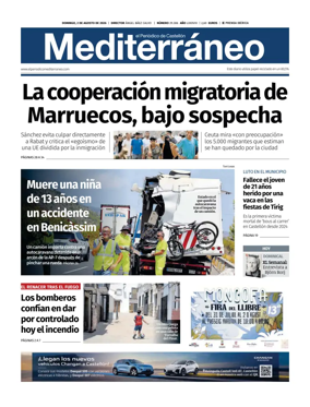 Cover of El Periodico Mediterraneo