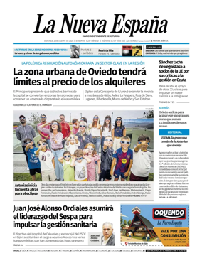 Cover of La Nueva Espana (Oviedo)