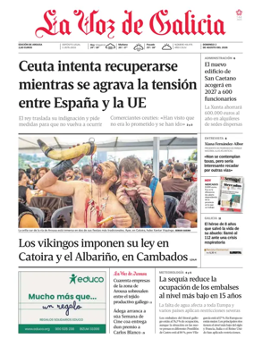Cover of La Voz de Galicia (Arousa)