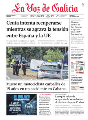 Cover of La Voz de Galicia (Carballo)