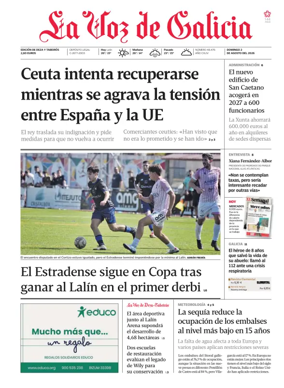 Cover of La Voz de Galicia (Deza)