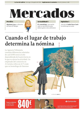 Cover of La Voz de Galicia (Monforte) - Mercados