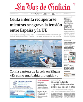 Cover of La Voz de Galicia (Pontevedra)