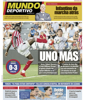 Cover of Mundo Deportivo (Bizkaia-Araba)