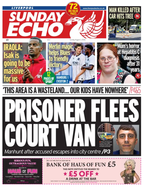 Cover of Liverpool Echo