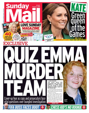 Cover of Sunday Mail (UK)