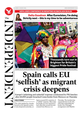Cover of The Independent