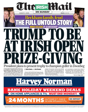 Cover of The Irish Mail on Sunday