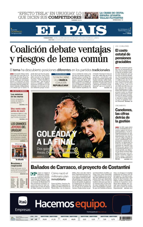 Cover of El Pais (Uruguay)