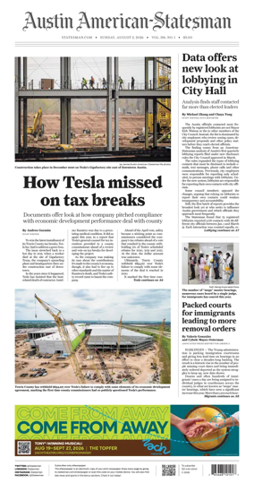 Cover of Austin American-Statesman