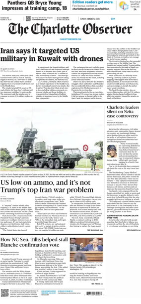 Cover of The Charlotte Observer (Sunday)