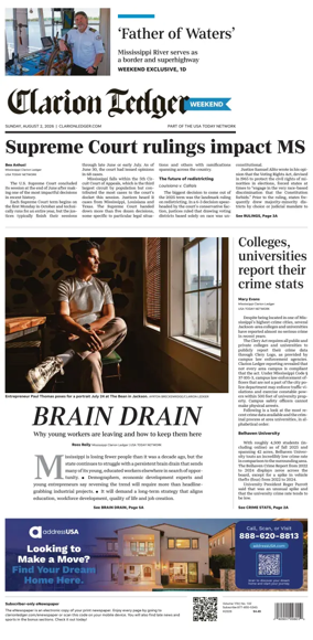 Cover of Clarion Ledger