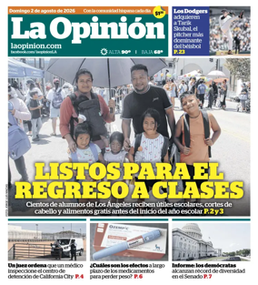 Cover of La Opinion