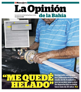 Cover of La Opinion de la Bahia