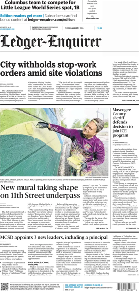 Cover of Ledger-Enquirer (Sunday)