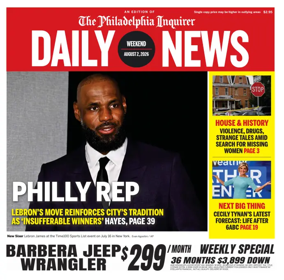 Cover of Philadelphia Daily News