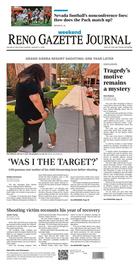 Cover of Reno Gazette Journal