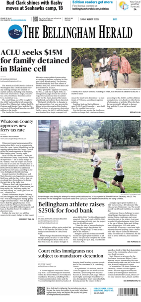 Cover of The Bellingham Herald (Sunday)