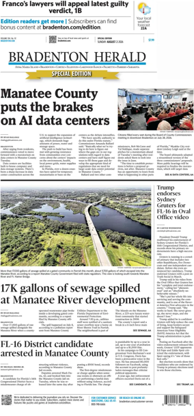 Cover of The Bradenton Herald (Sunday)
