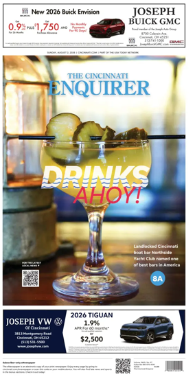 Cover of The Cincinnati Enquirer