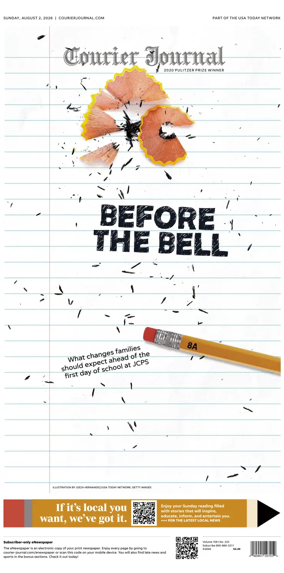 Cover of The Courier-Journal (Louisville)