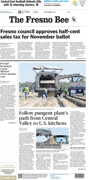 Cover of The Fresno Bee (Sunday)