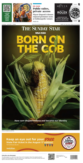 Cover of The Indianapolis Star